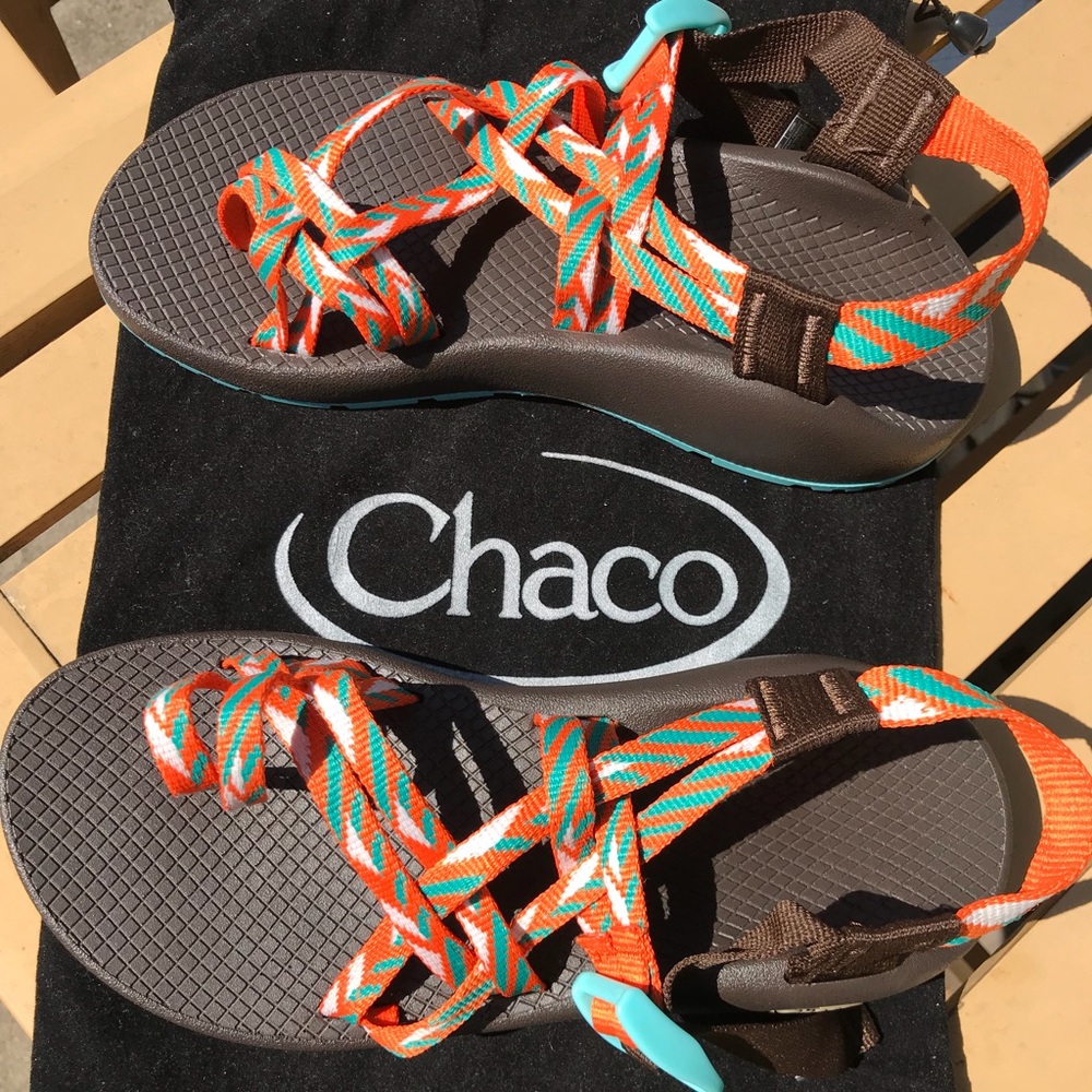 NEW Chacos in bag. Size 8/Euro 39. Never worn.